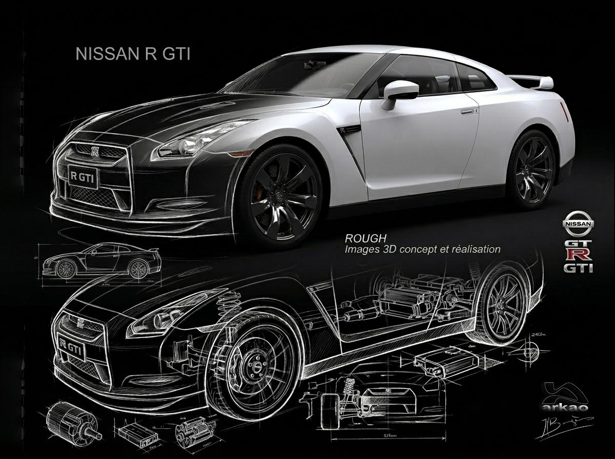 design toulouse concept car / moto posters graphisme