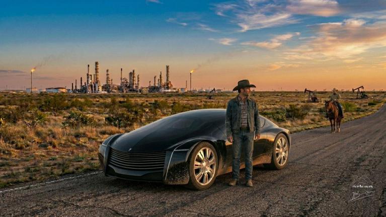 texas concept car poster