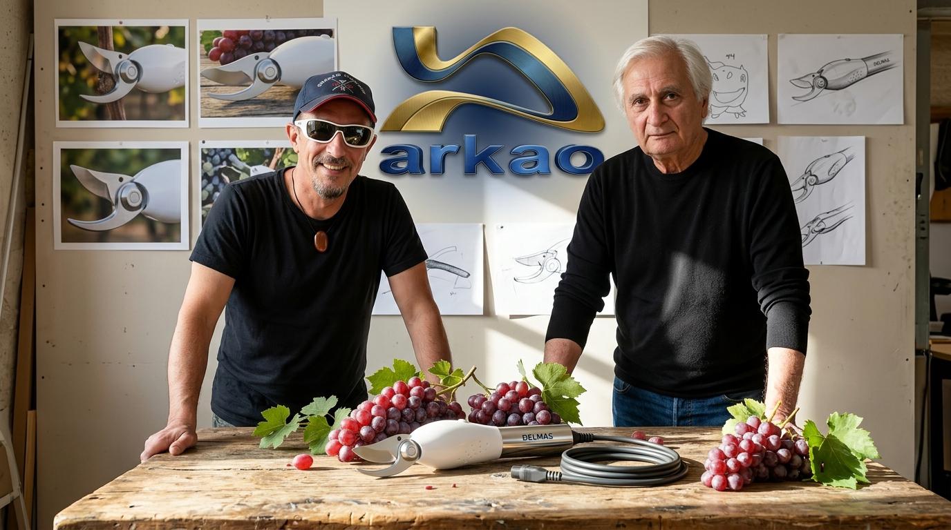 Ste.DELMAS Année 90 Sécateur pour vignerons.. Eric Bachelet designer JC.Bougès designer 2026