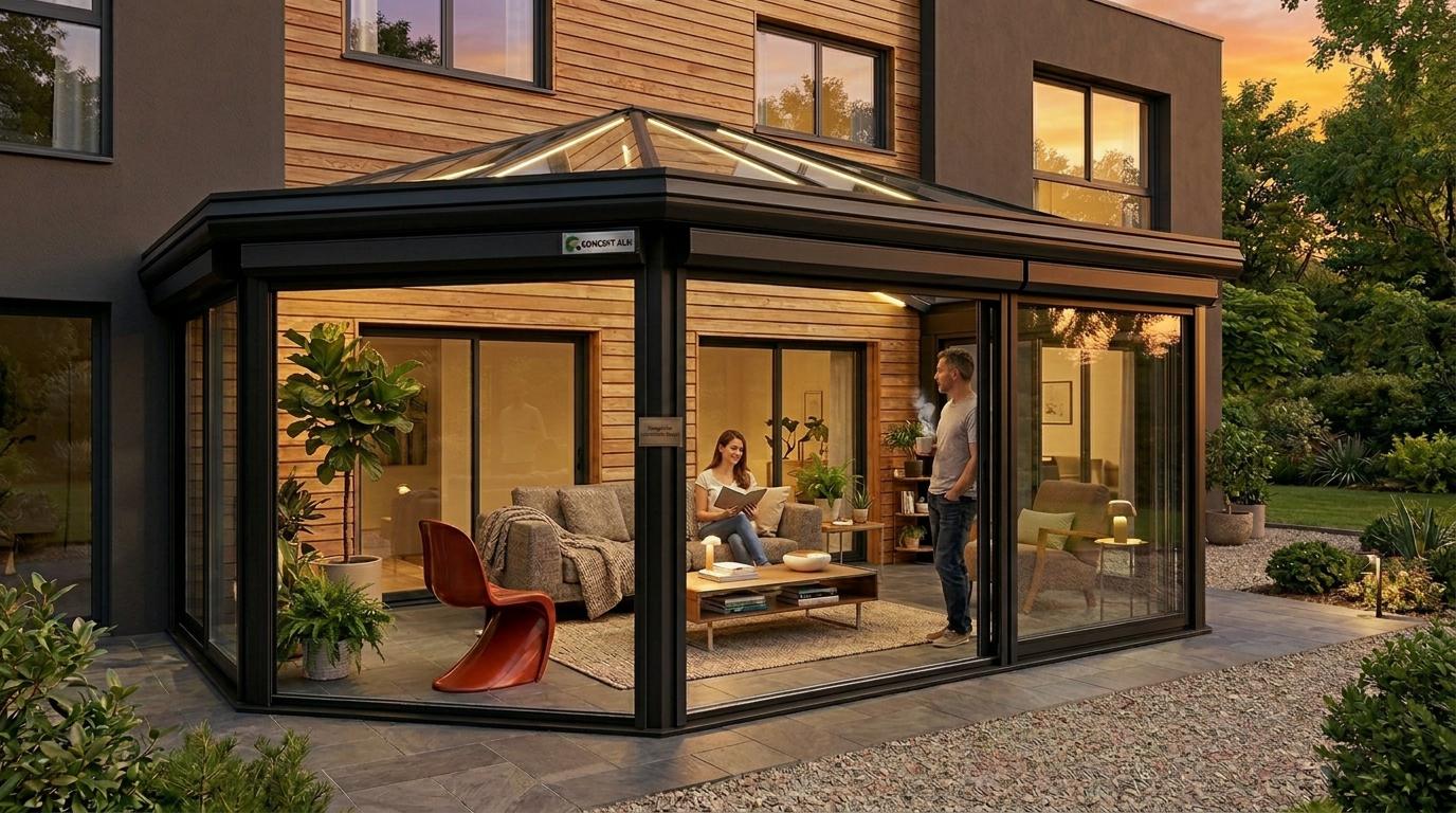 Véranda pour CONCEPT ALU
