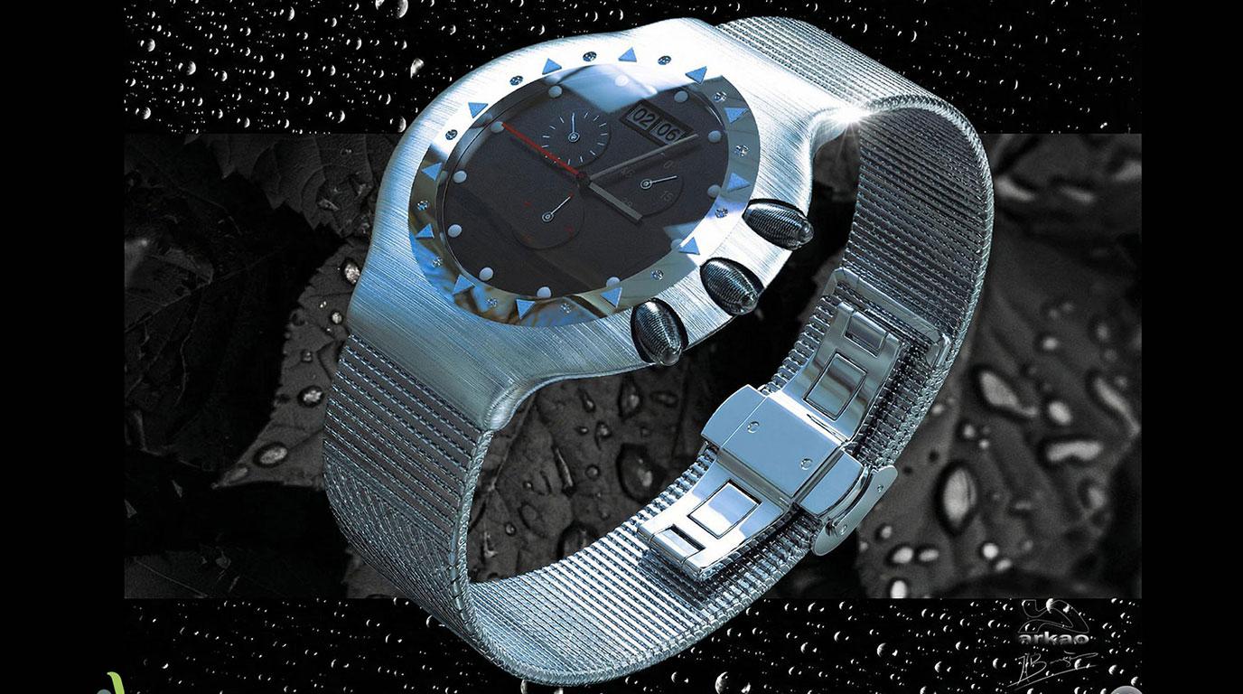 design produit conception ingénierie industrialisation de 1982 à 2024.Etude montre ARKAO.