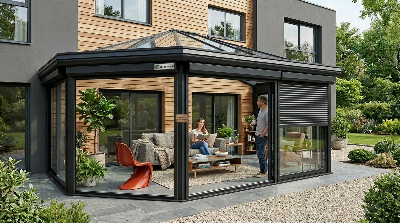 Véranda pour CONCEPT ALU