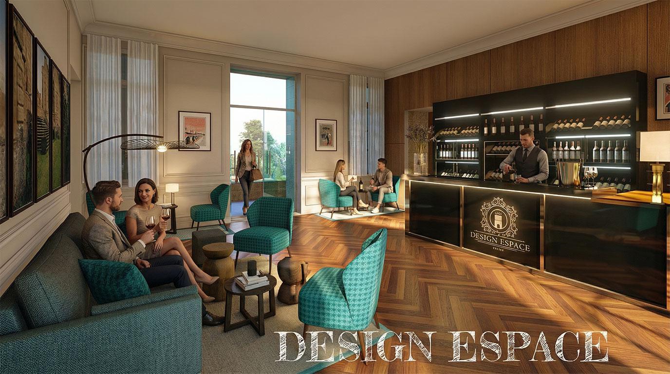 architecture design espace sur logiciels 3D design espace 