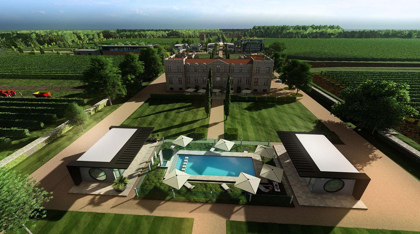 architecture design espace sur logiciels 3D design espace