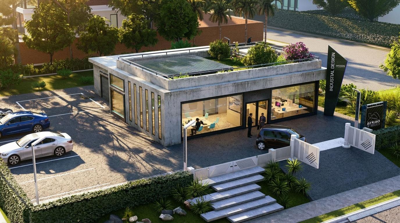 architecture design espace sur logiciels 3D design espace