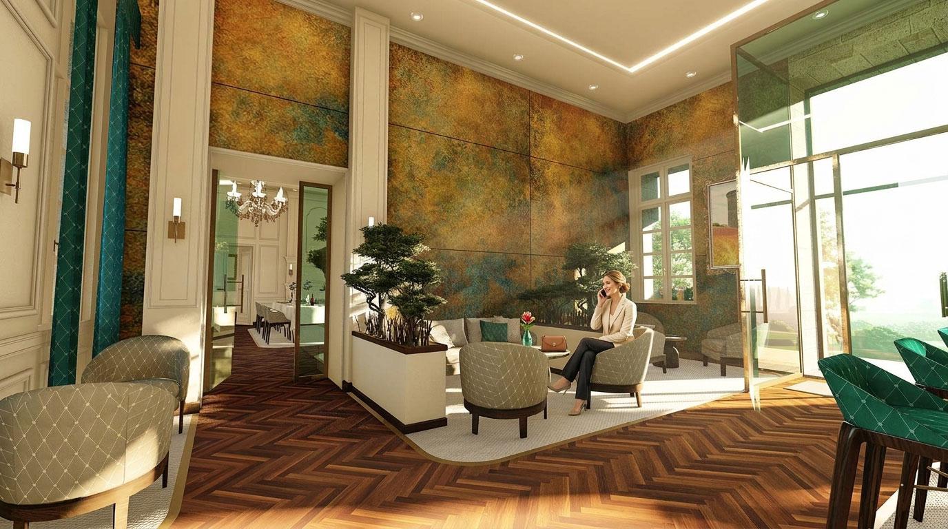 architecture design espace sur logiciels 3D design espace