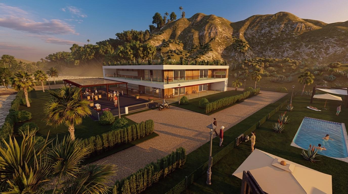 architecture design espace sur logiciels 3D design espace