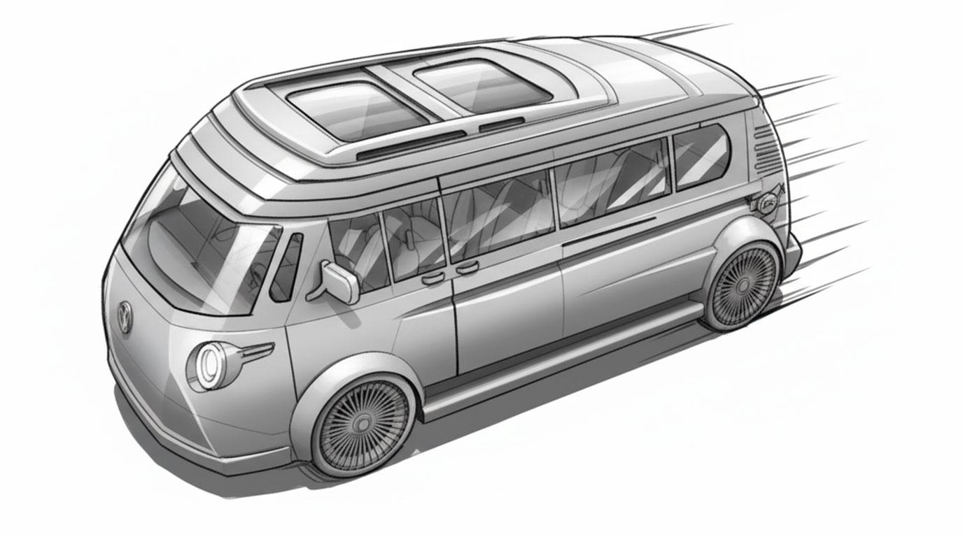 design graphique concept roughs images 3 D logiciels classiques assisté par IA