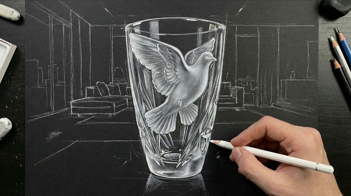design graphique concept roughs images 3 D logiciels classiques assisté par IA