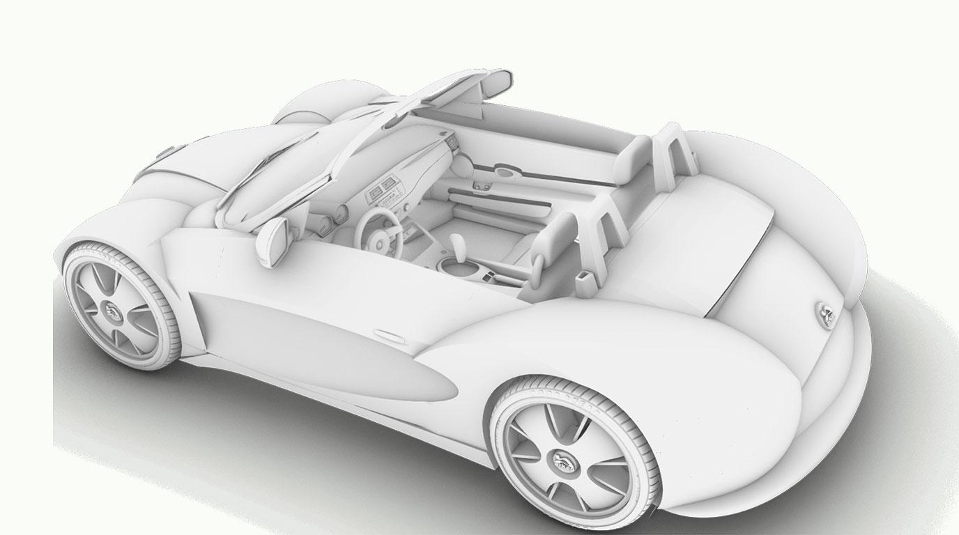 design graphique concept roughs images 3 D logiciels classiques assisté par IA