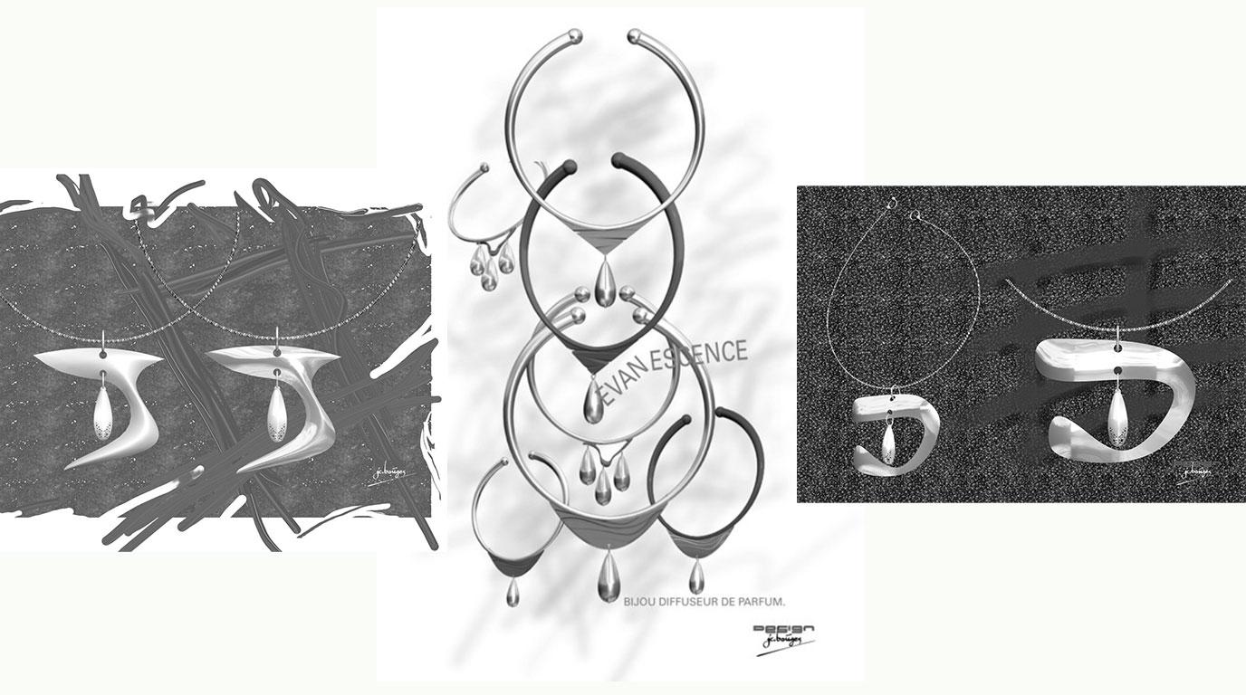 design graphique concept roughs images 3 D logiciels classiques assisté par IA