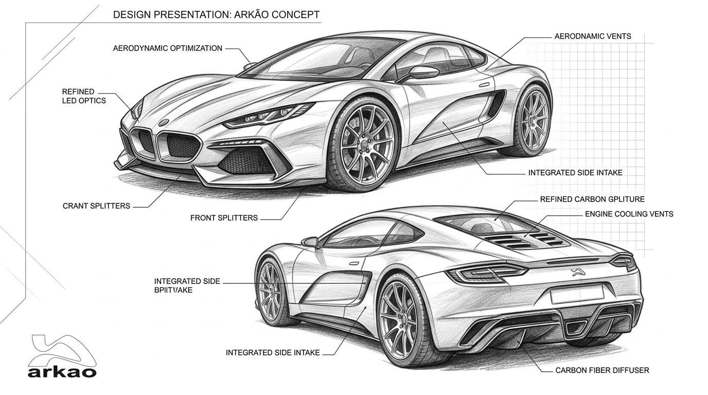 design graphique concept roughs images 3 D logiciels classiques assisté par IA