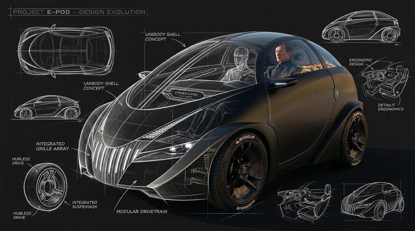 Design graphique concept roughs images 3 D logiciels classiques assisté par IA