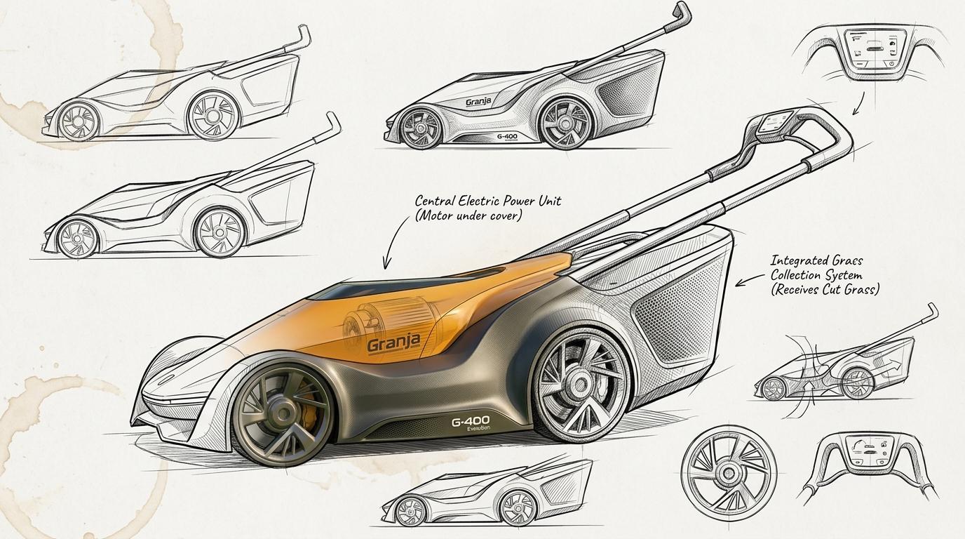 design graphique concept roughs images 3 D logiciels classiques assisté par IA