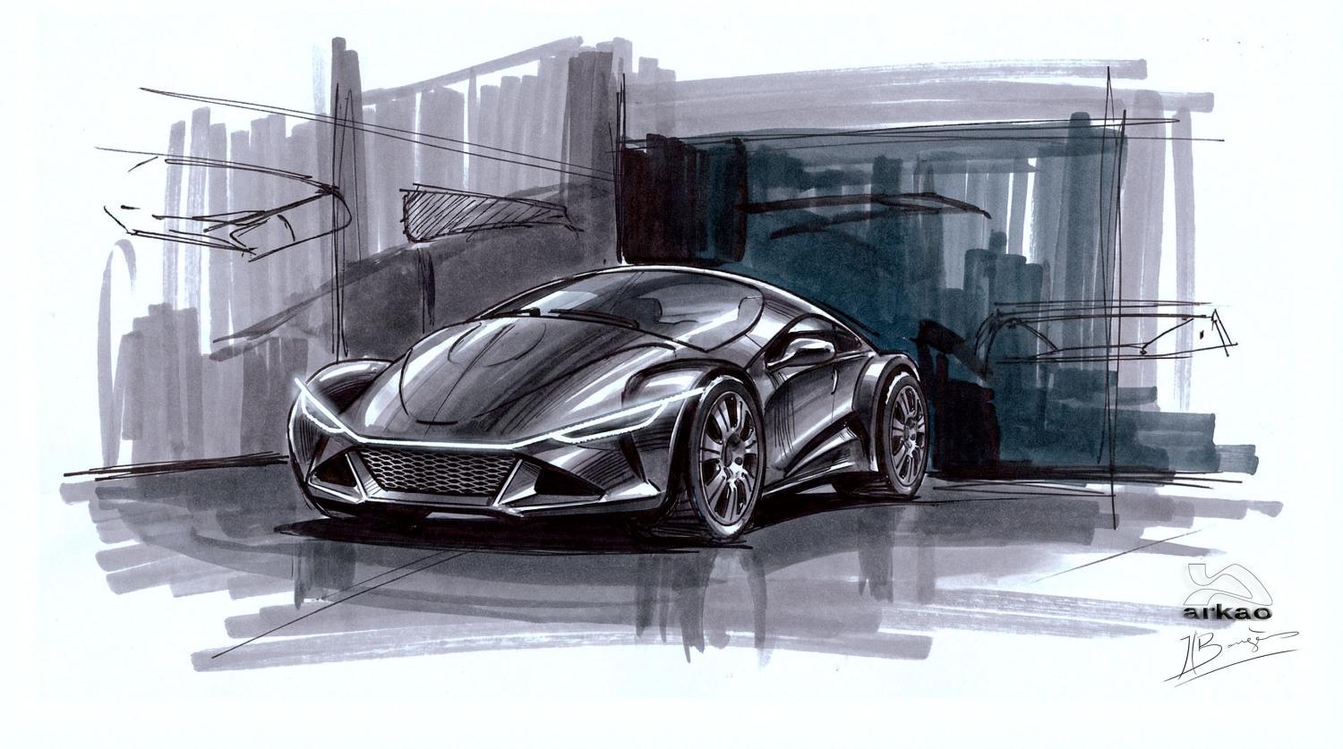 Graphisme design concept car
