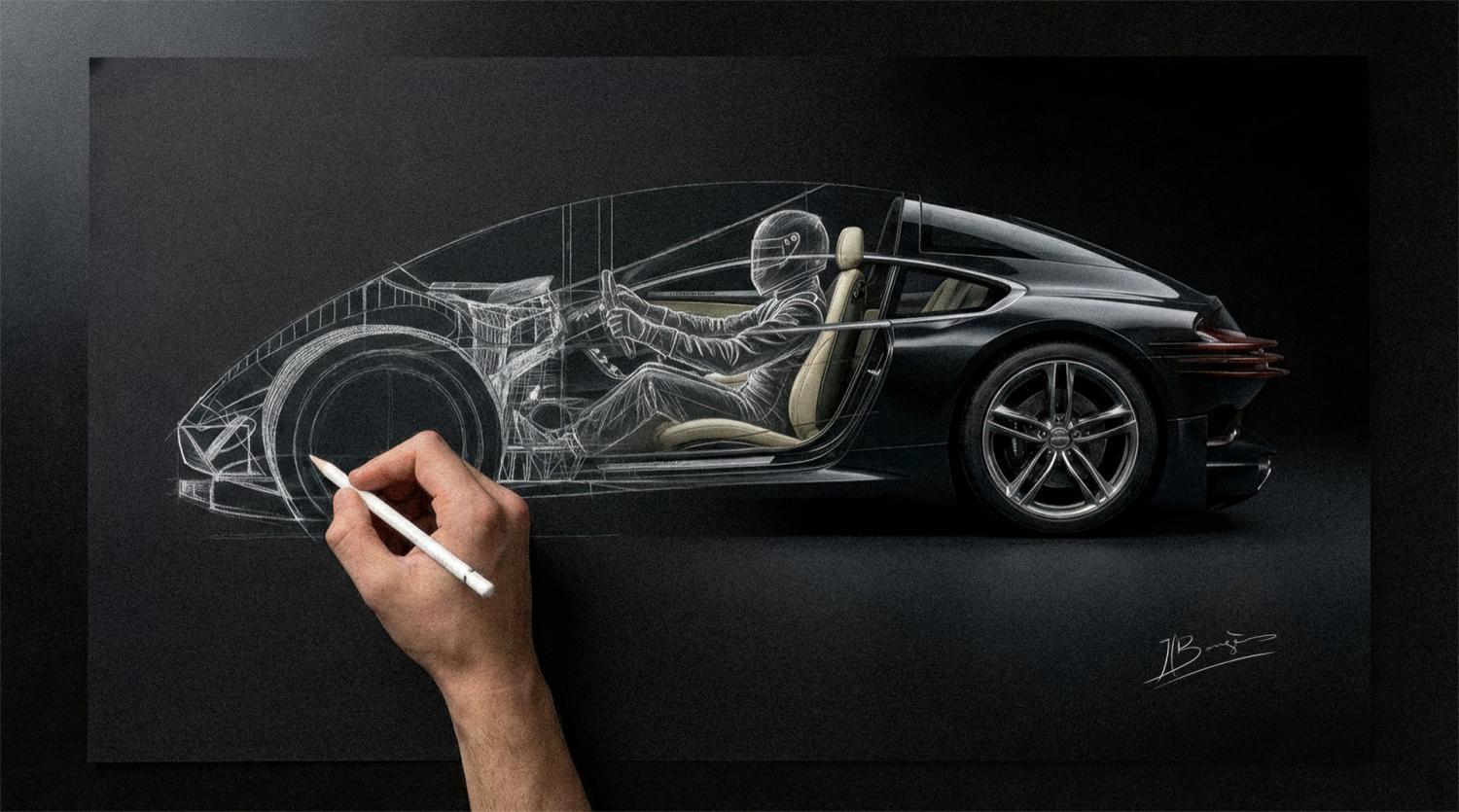 Graphisme concept car .