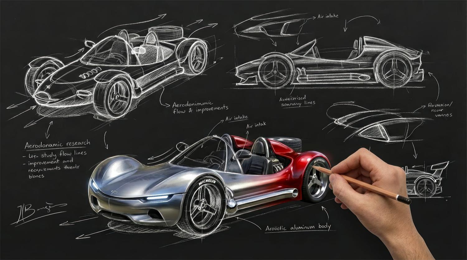 Design graphique concept car