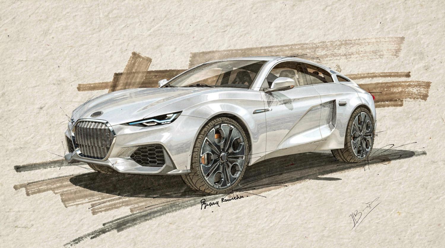 Concept car graphisme.