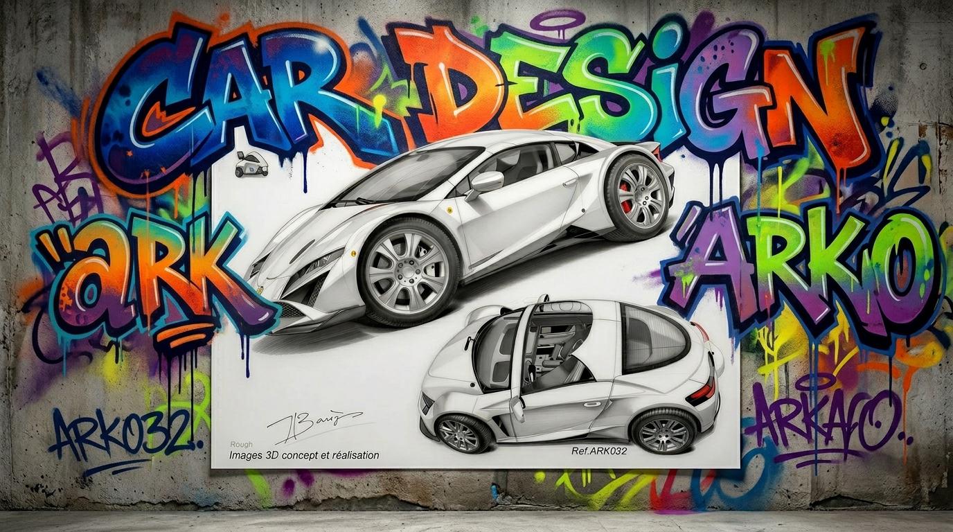 Graphisme car .