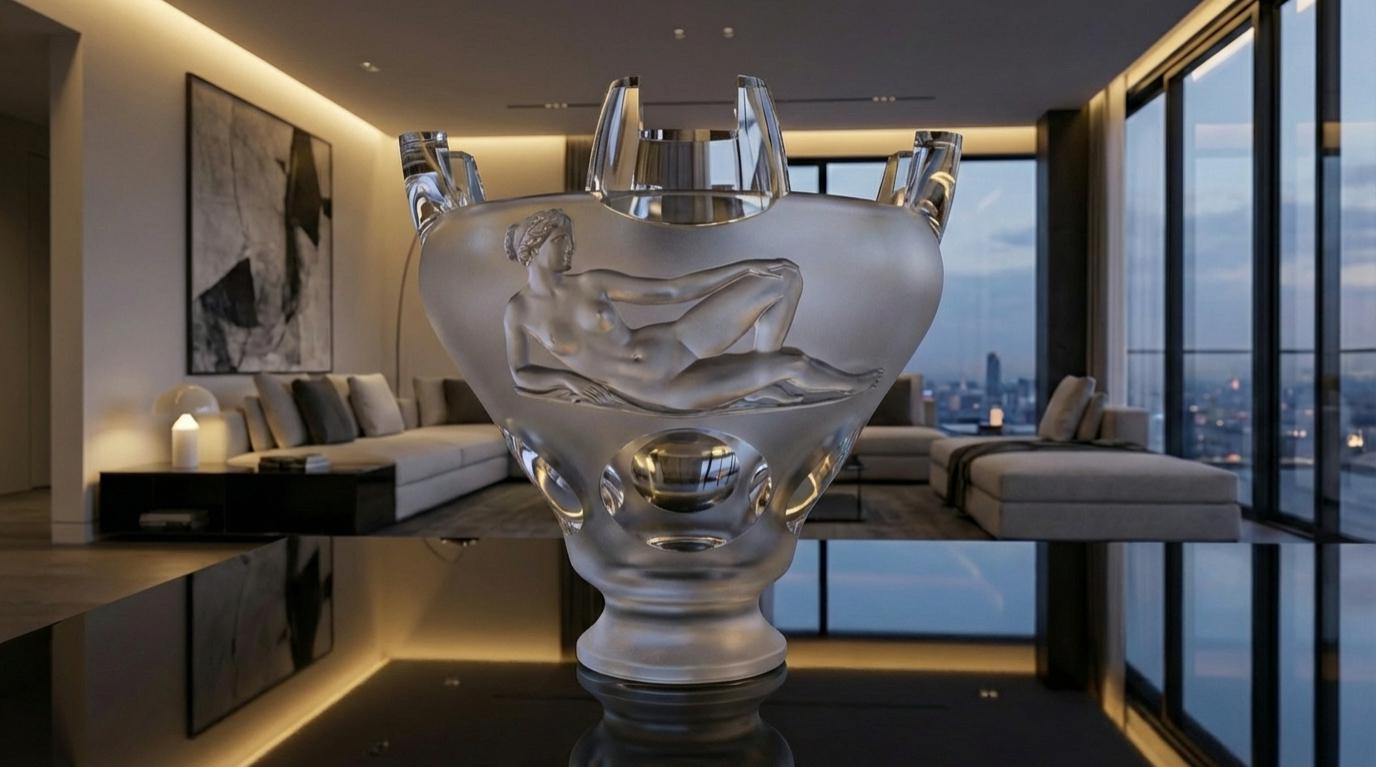 Vase hommage à R.Lalisue.