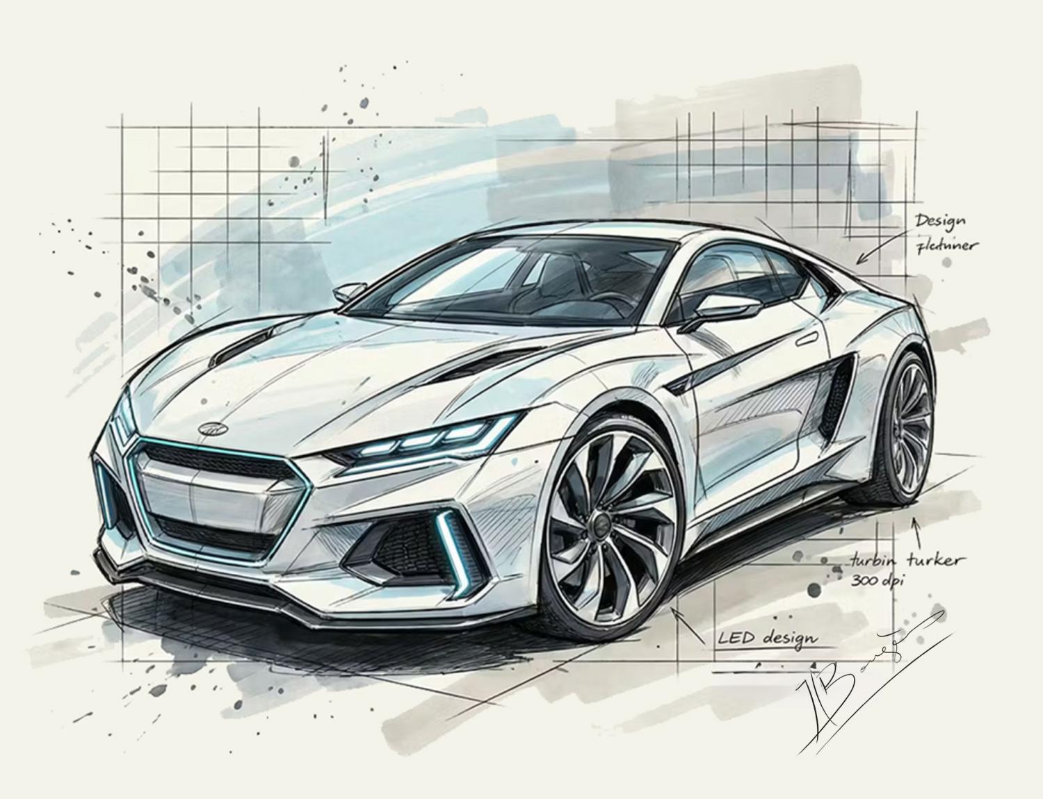 Concept car rough.