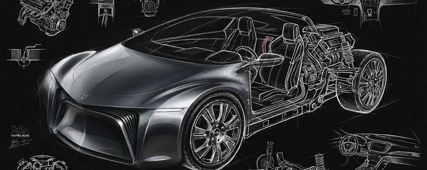 Car design graphique 