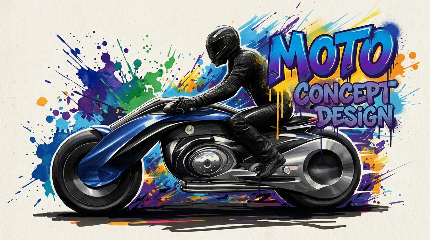 Graphisme moto design
