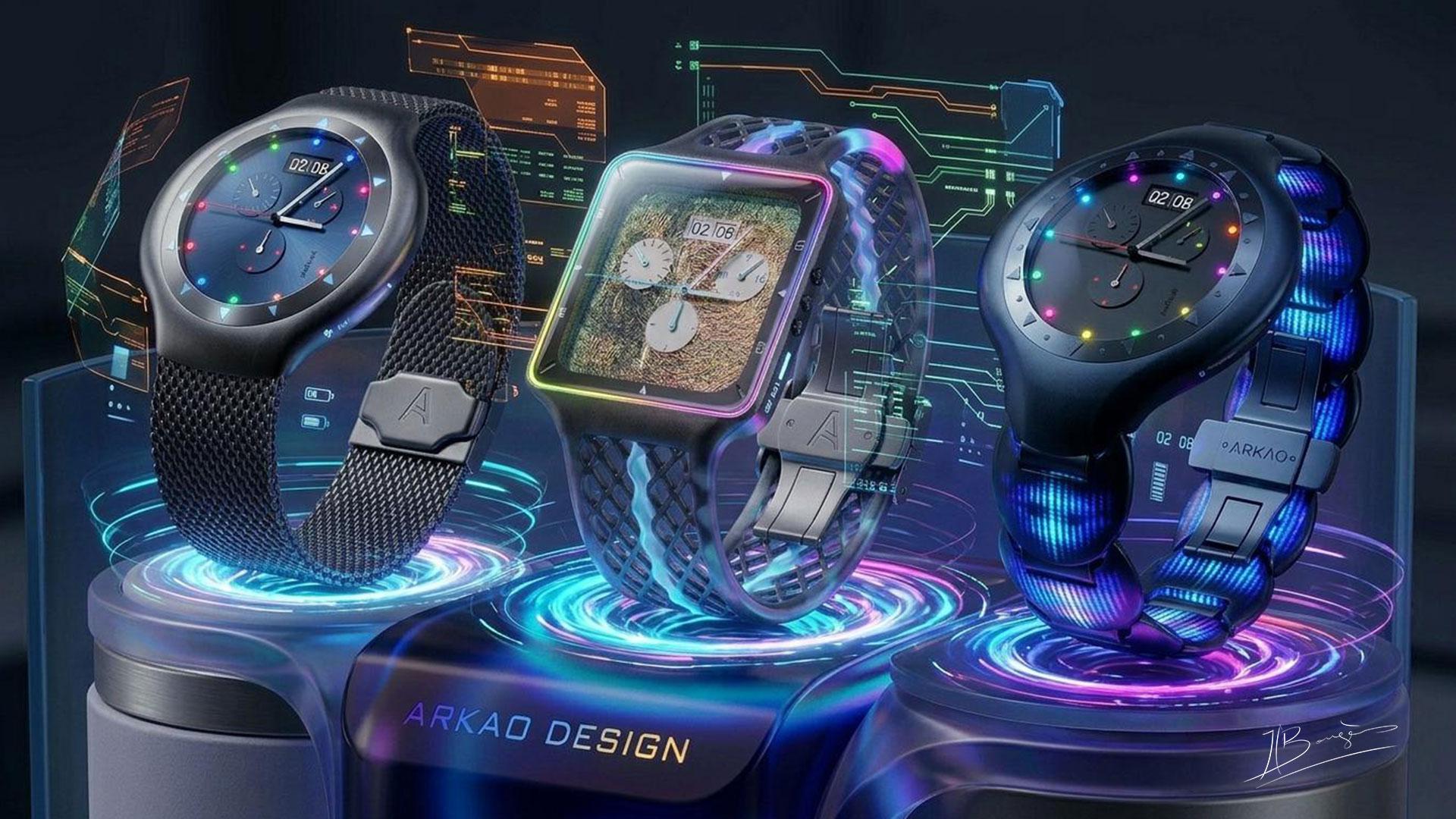 Design d'une montre.