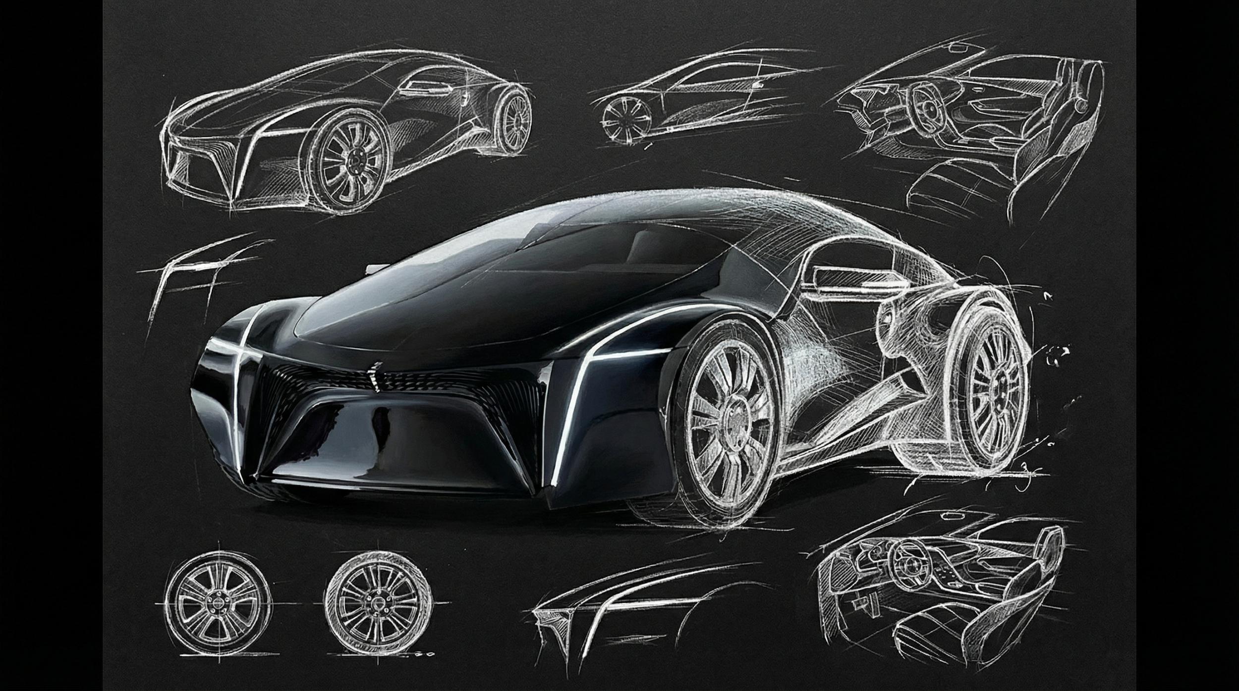 Graphisme concept car 